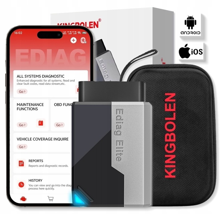 KINGBOLEN EDIAG ELITE INTERFACE DIAGNOSTIC SCANNER LIFETIME UPDATE