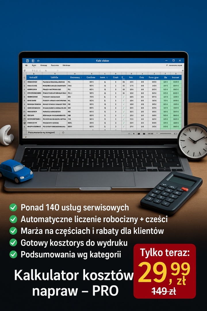 Repair and Service Cost Calculator – PRO