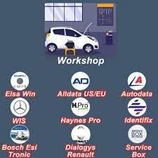 Parts catalogues + repair information + service information