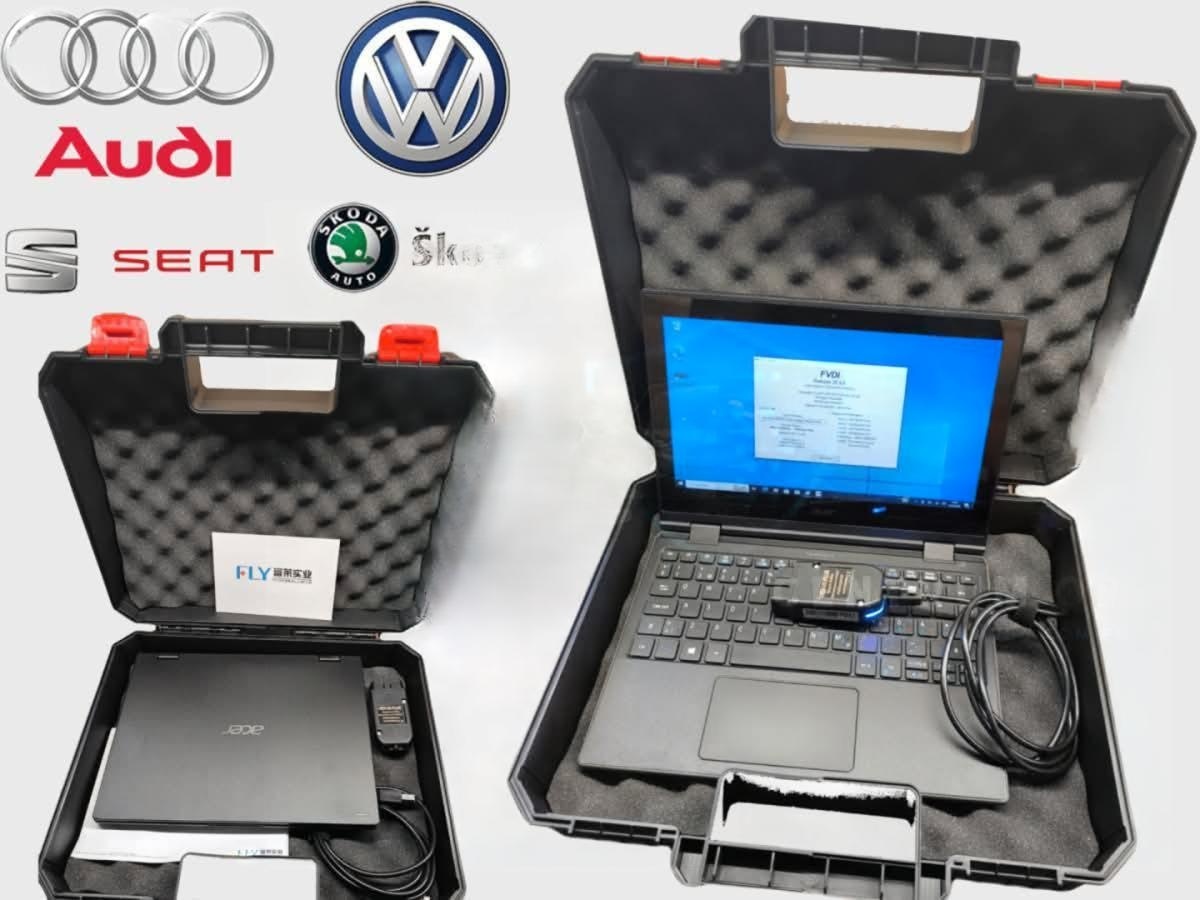 Professional diagnostic kit VAG ( FLY Industry HEX VII + Acer workshop ) – protective case
