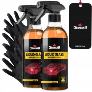 Quick Detailer Wax Car Wet Polish Gloss Ceramikker x2