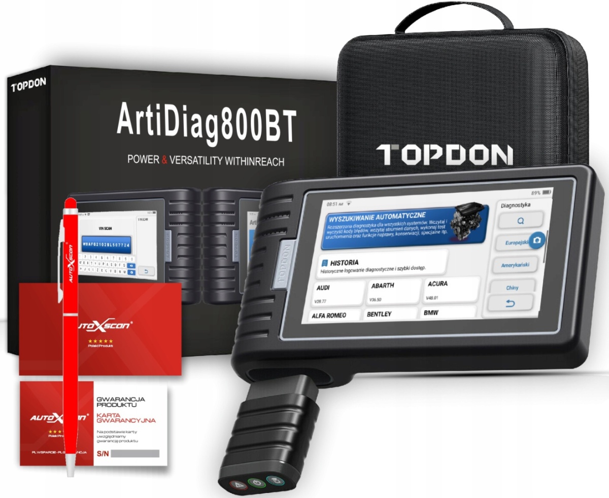 TOPDON ArtiDiag800BT Polish language