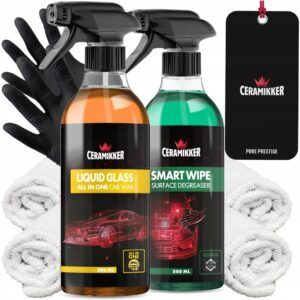 Wax Car Wet LIQUID GLASS SMART WIPE Varnish Degreaser
